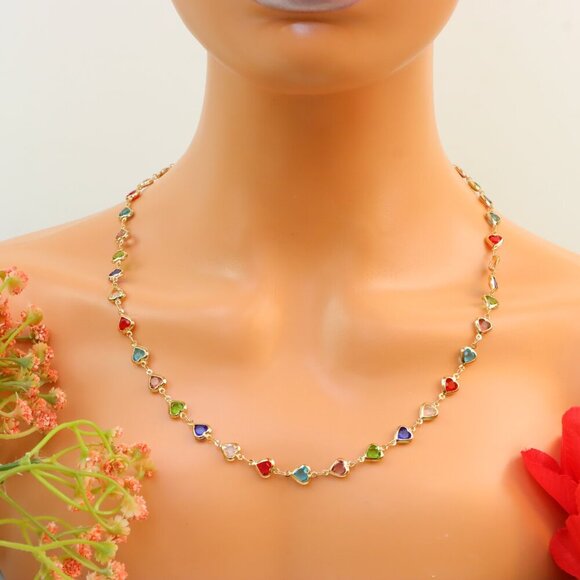"New Beautiful Design Necklace Chain for Women/Girls, Gift, N586 - Picture 1 of 10